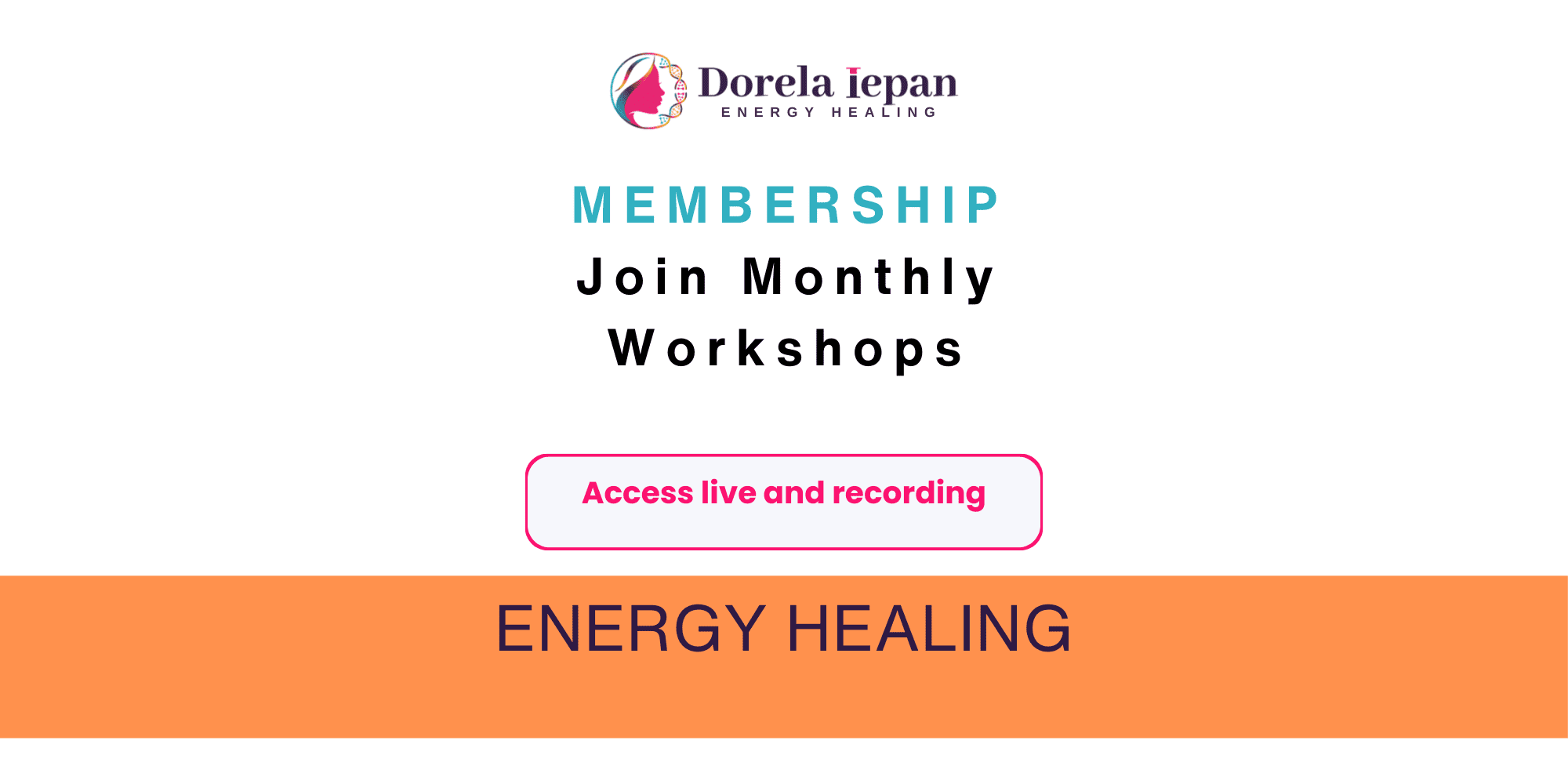 membership energy healing sessions workshops