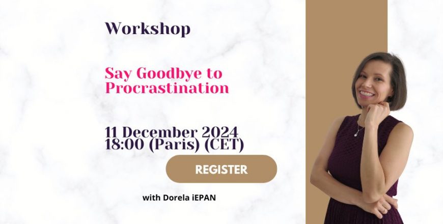 EN -Workshop - Say Goodbye to Procrastination