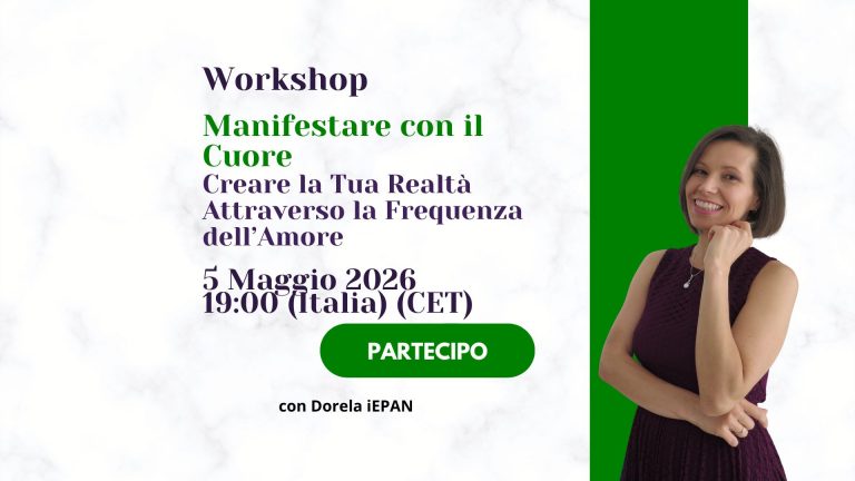 IT 2026 05 05 Manifestare con il Cuore Creare la Tua Realta Attraverso la Frequenza dellAmore live a 1900 CET